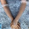 Summer Sunscreen Cool Cycling Long Lotus Leaf Dress Wedding Dress Accessories Gloves