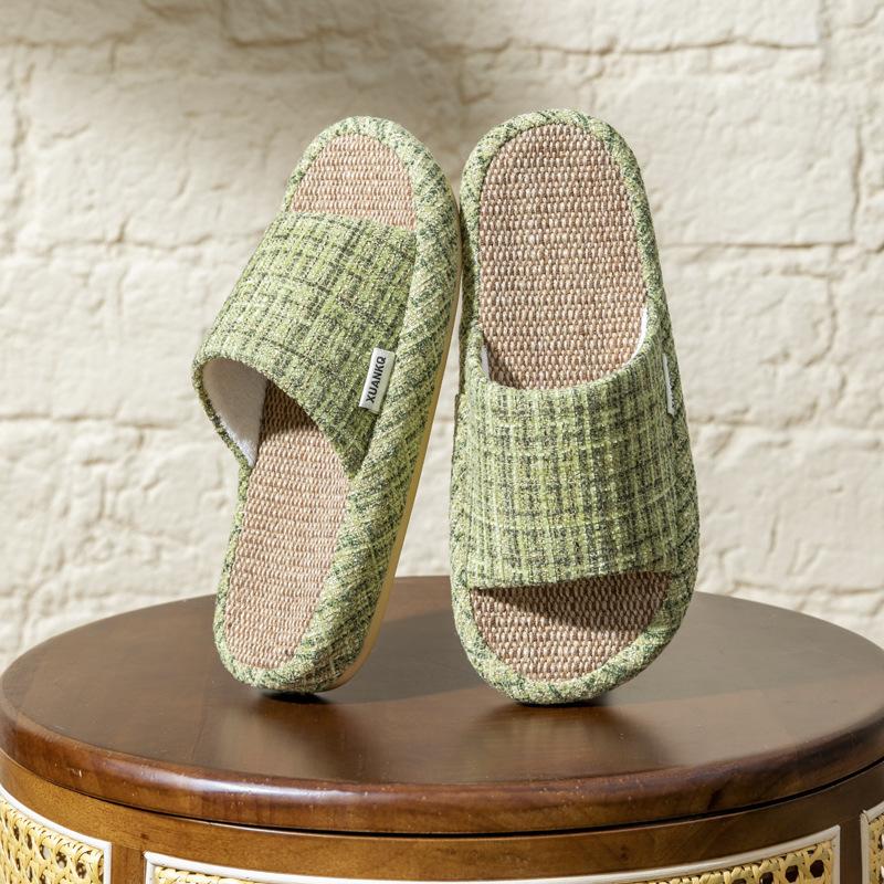 Japanske linsko sommer innendørs hjem husholdning svetteabsorberende sklisikre fire sesonger gulv bomull og lin klut mopp