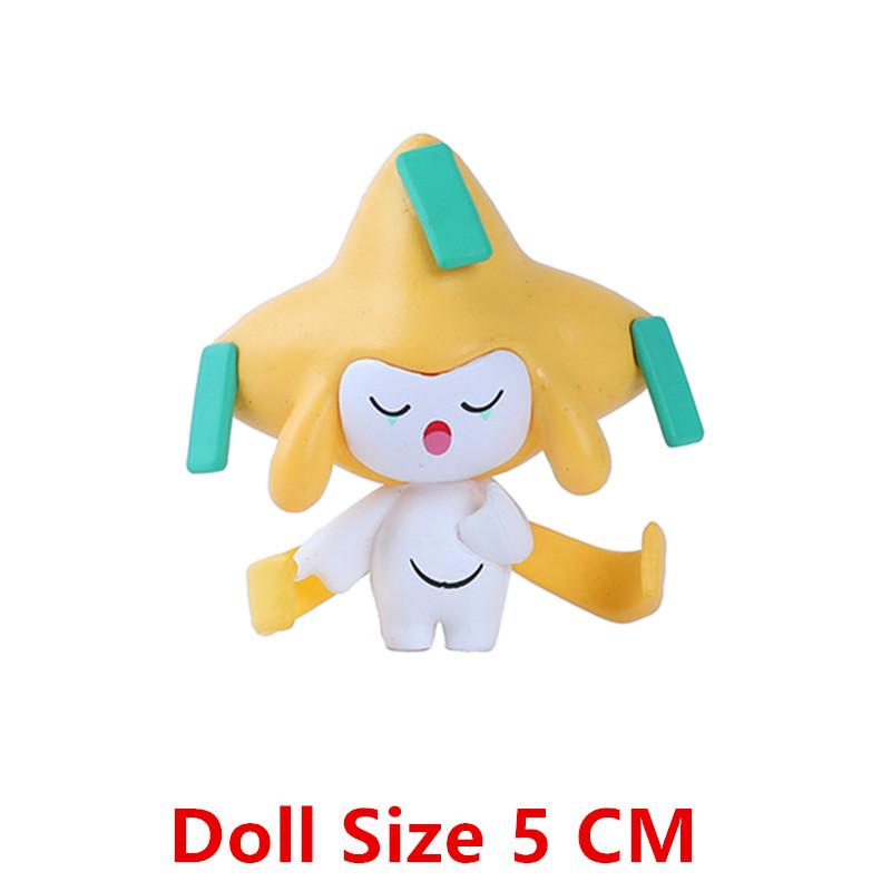 Toys Model New 4-9 CM Pokemon Anime Figure Pikachu Gengar Eevee Series Mew Cartoons Figure Pocket Monster Action Gifts Kids