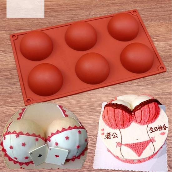 Lot De 2 Moules De Cuisson Sur Le Thème Des Fesses Pour