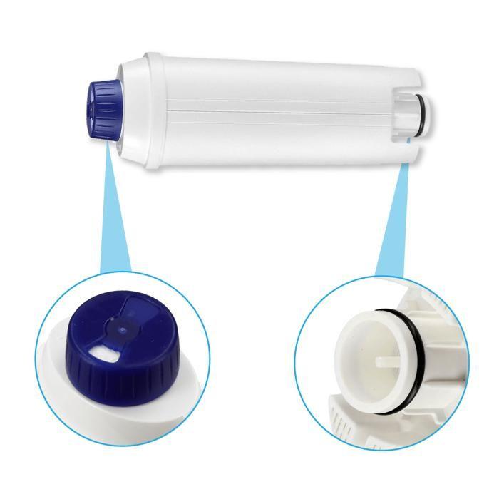 Adoucisseur D'eau - DELONGHI - Modèles ECAM - Lot De 5 Filtres - Blanc