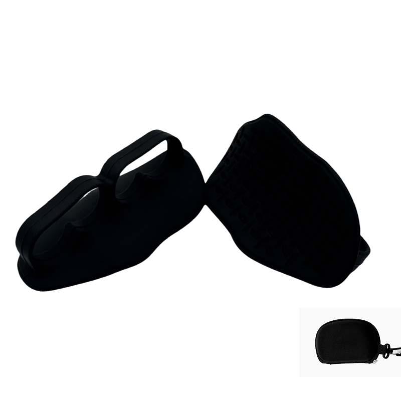 Portable Eco-friendly Silicone Grip Strengthener for Gym Training Strengthener Weightlifting Hand Grips One size чёрный