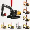 2025 Christmas Advent Calendar 2D Flat Acrylic Construction Vehicle Ornaments Heavy Equipment Xmas Countdown Calendar Gifts Box