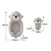 4pcs Children's Bathroom Floating Animal Otter Sealed Floating Water Toy Baby Bath Toys Swimming Pool Toy Comfort Toy