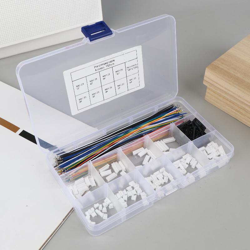 1.25mm Pitch Connectors Socket And Plug With Pre-Crimped Cables Kit 15cm Wire With JST Molex PicoBlade For Pixhawk