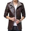 Herren Große Lederjacke mit Pelzrevers - Größen 7XL & 8XL für Herbst/Winter