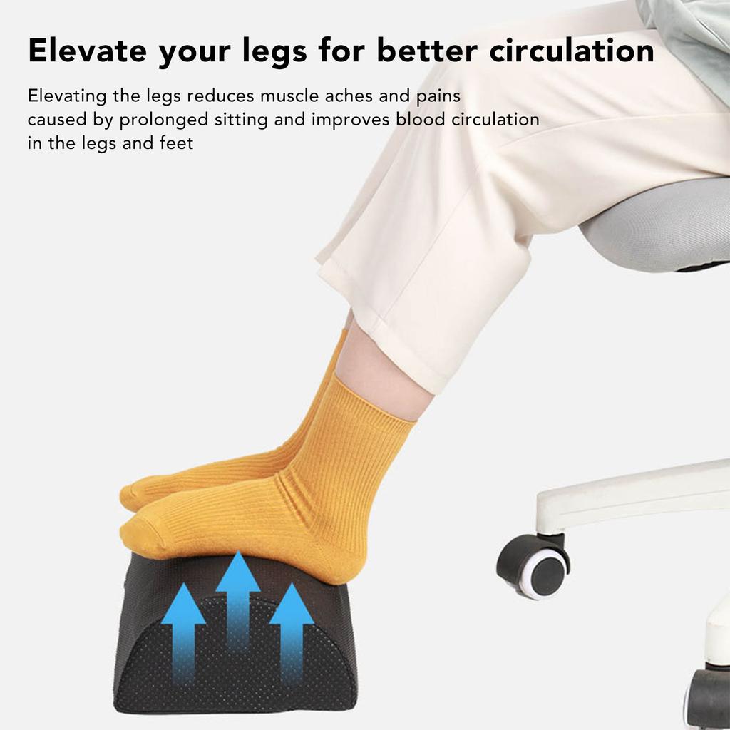 Half Round Bolster Multifunctional Sponge High Resilience Relieving Soreness Semi Round Massage Bolster for Foot