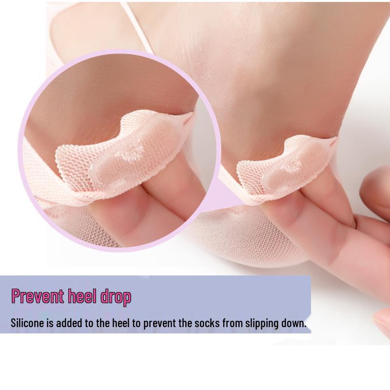 Women's Five-Toe Summer Ankle Socks - Low-Cut, Thin, and Invisible Split-Toe Design