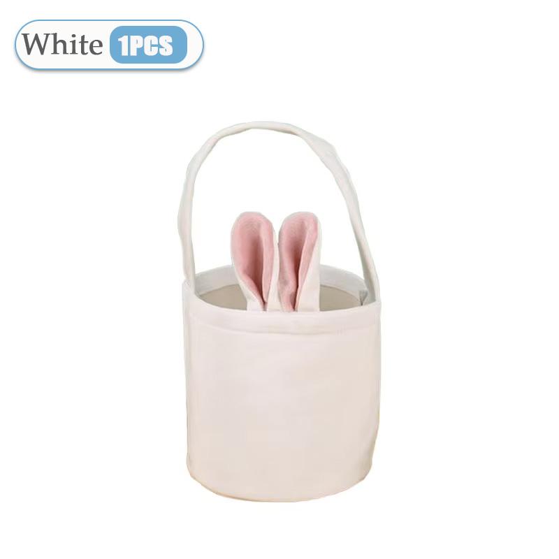 1-20 STÜCKE Ostern Cartoon Hasenohren Eimer Tasche Buntes Kaninchen Osterei Handtasche Frohen Ostertag für Kinder Hasenohren Süßigkeitentüten