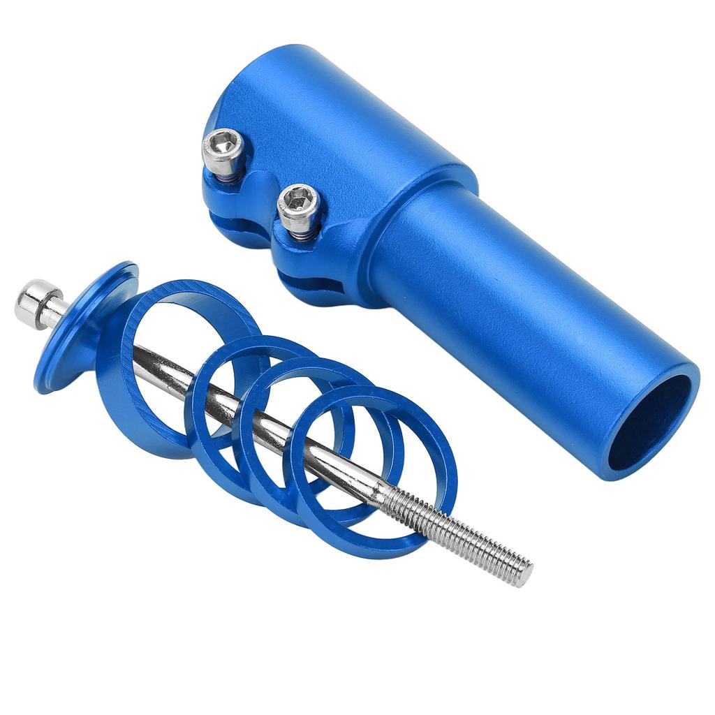 Mountainbike Vorbau Erhöhung Aluminiumlegierung Fahrrad Lenker Erhöhungsadapter für 28,6 mm 1,13 Zoll Gabel Blau