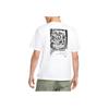 Nike SB Back Print Crew Neck T-Shirt Men Tops White DR7768-100