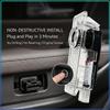 2 Peças de Luz Projetora de Sombra Fantasma para Porta de Carro LED Lâmpada de Logo de Boas-Vindas Automática Sem Fio Para Jaguar XF XE XJ F-Pace X-Type S-Type F-Type E-Pace I-PACE XK