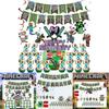 Durable Pixel Wars Party Supplies Set For Exciting Halloween Decorations