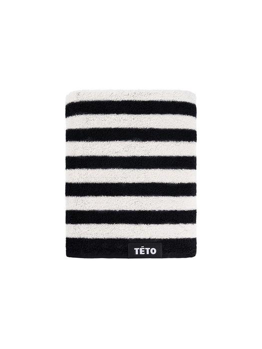

TETO 1P Black Edition Striped Supima Towel 230g Stripe 230g