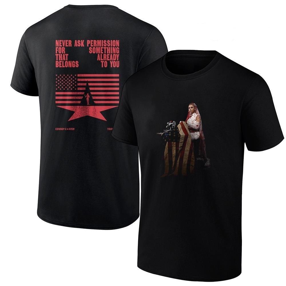 Beyonce Cowboy Carter Tour 2025 Unsex TShirt Gift For Fan Unisex T-Shirt S