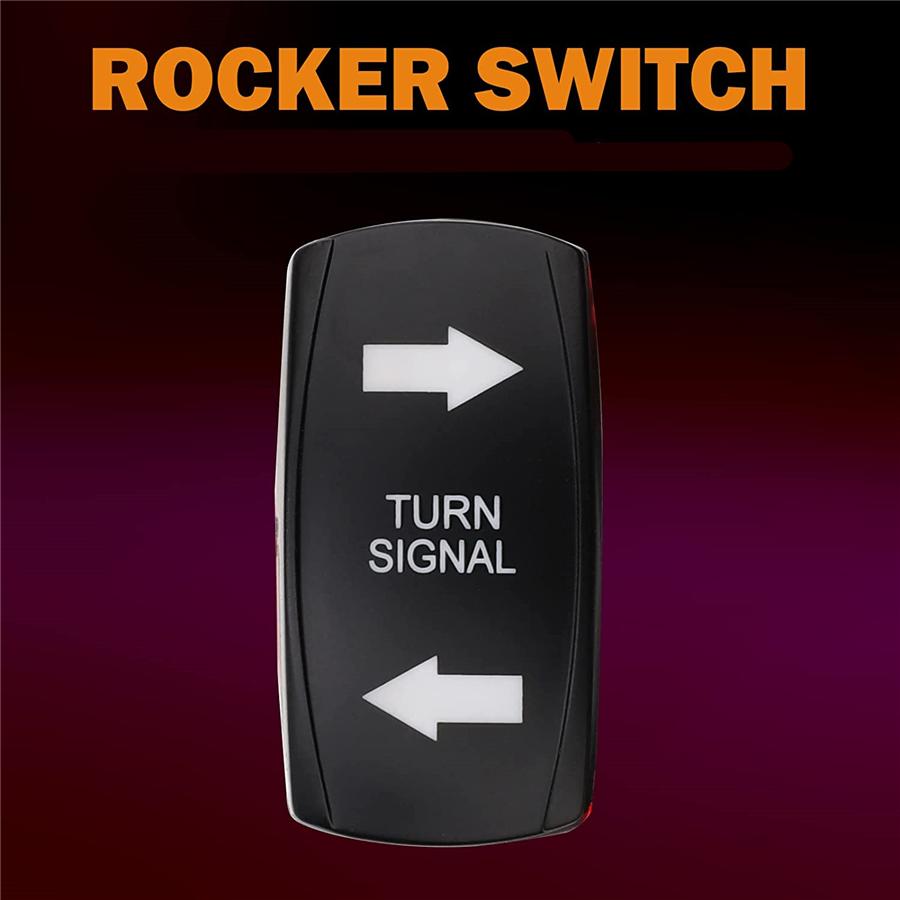 ATV UTV Street Legal Rocker Switch Turn Signal Kit For Polaris RZR Ranger Can-Am