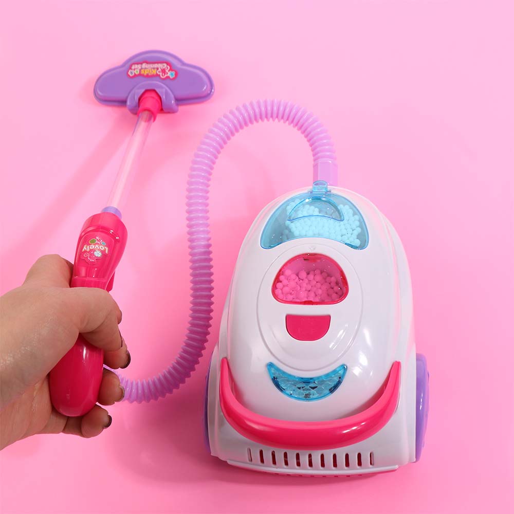 Household Cleaning Electric Vacuum Toy with Sound Light Pretend Play Toys  Boys Girls