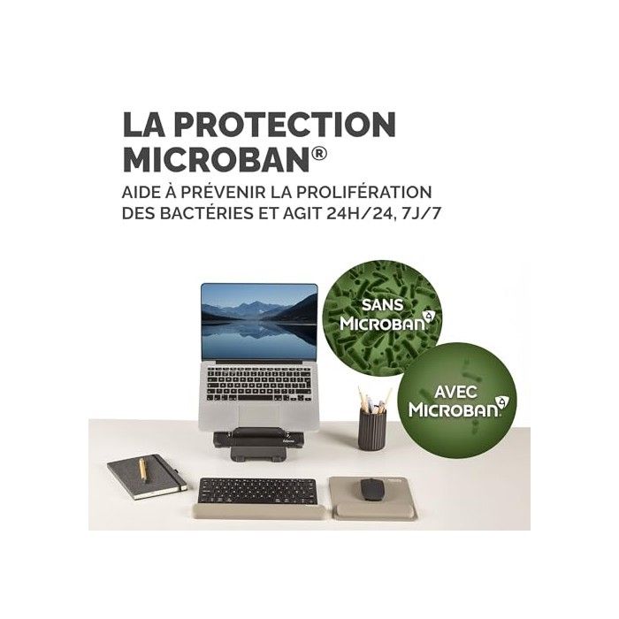 Repose-poignet Breyta 32cm pour clavier, sable