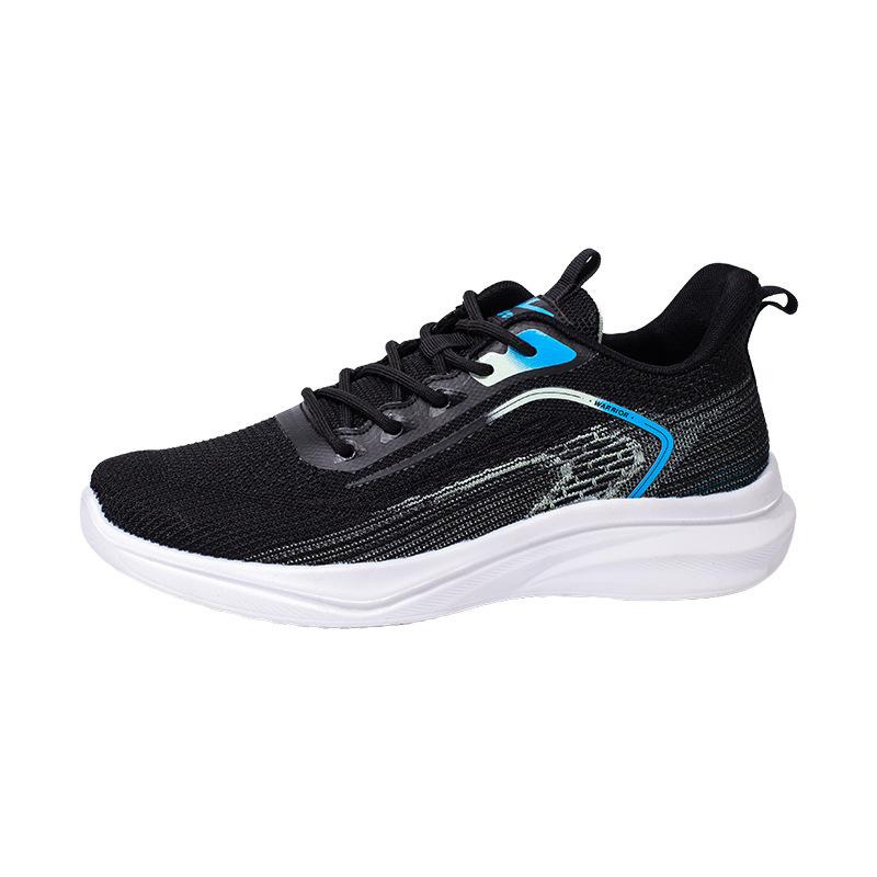 Splicing contrasting color casual shoes outdoor lightweight breathable mesh shoes adult platform trendy sports shoes