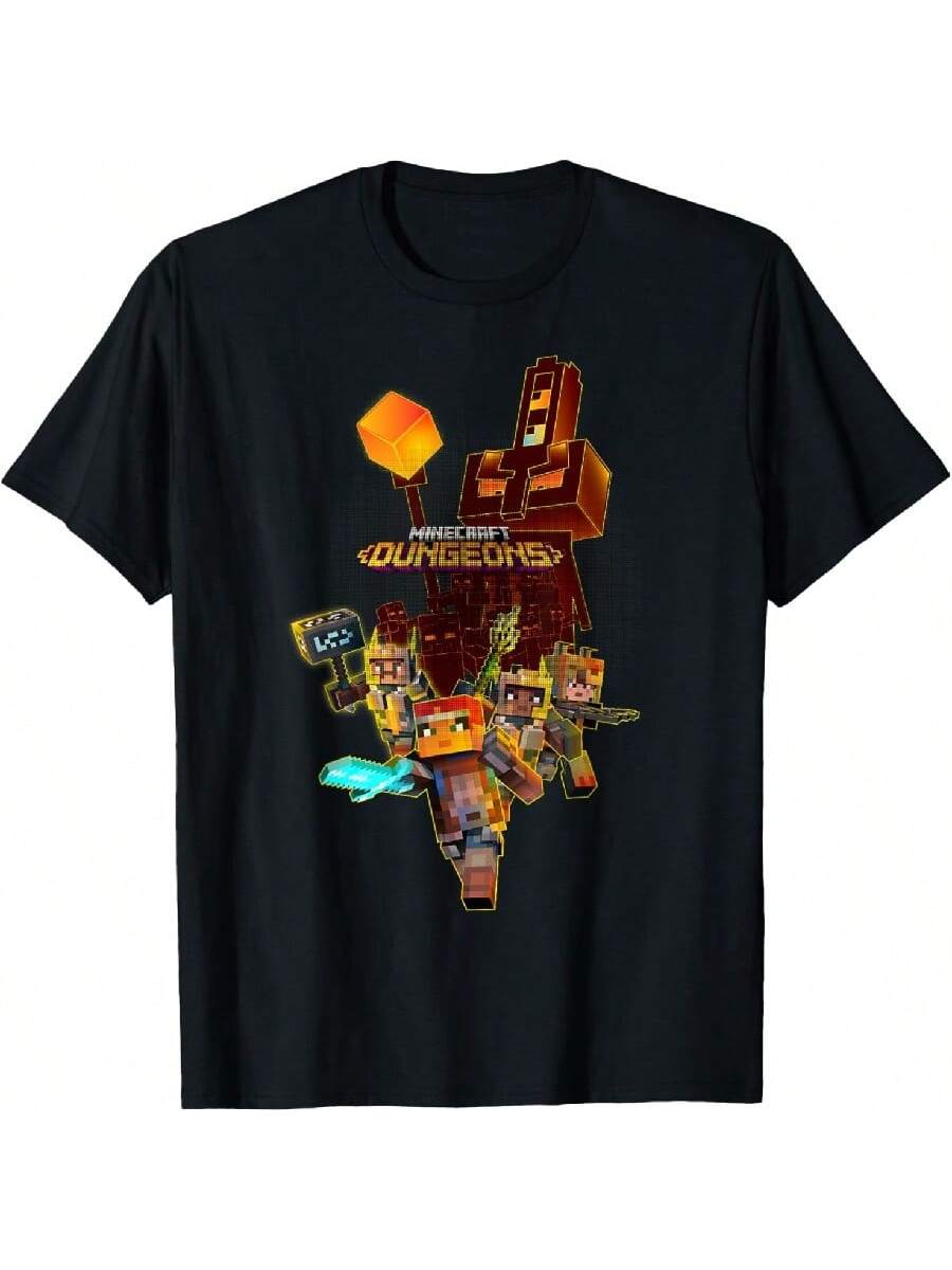 

Футболка с постером группы бойцов Minecraft Dungeons XXXXXL