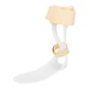 Orthèse de Cheville et de Pied Support Demi-Paume Ultra Mince Personnalisable Légère Stabilisateur de Pied Tombant S Pied Gauche