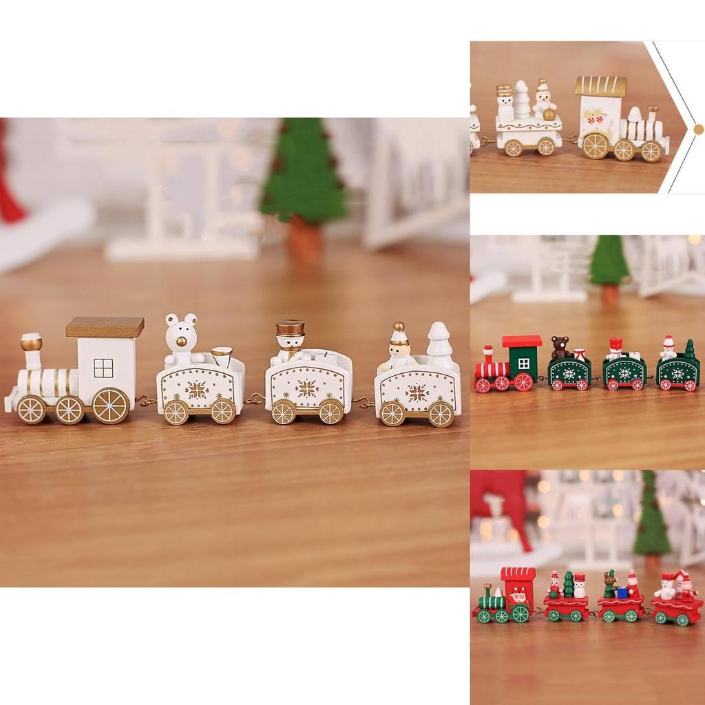Delizioso Treno di Legno Decorazione Natalizia Regalo Ideale per le Feste per Bambini e Scuole