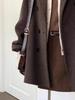 Women's Trendy Maillard Woolen Coat, 2025 Winter Collection - Cotton-Padded, Mid-Length, Petite Size