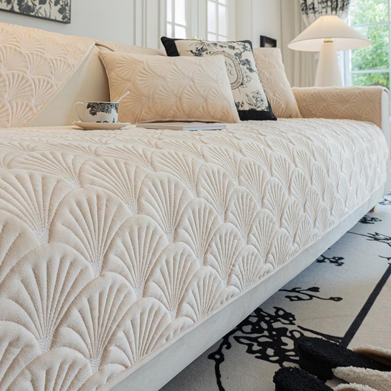 

Чехол на подушку для дивана из серого бархата, подушка для сиденья, всесезонный современный однотонный хлопковый противоскользящий чехол для дивана 70X70cm 1pc