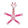 Luminous Changeable Giraffe Extension Tube Children's Educational Toys Cartoon Suction Cup Parent-Child Interactive Educational Decompression
