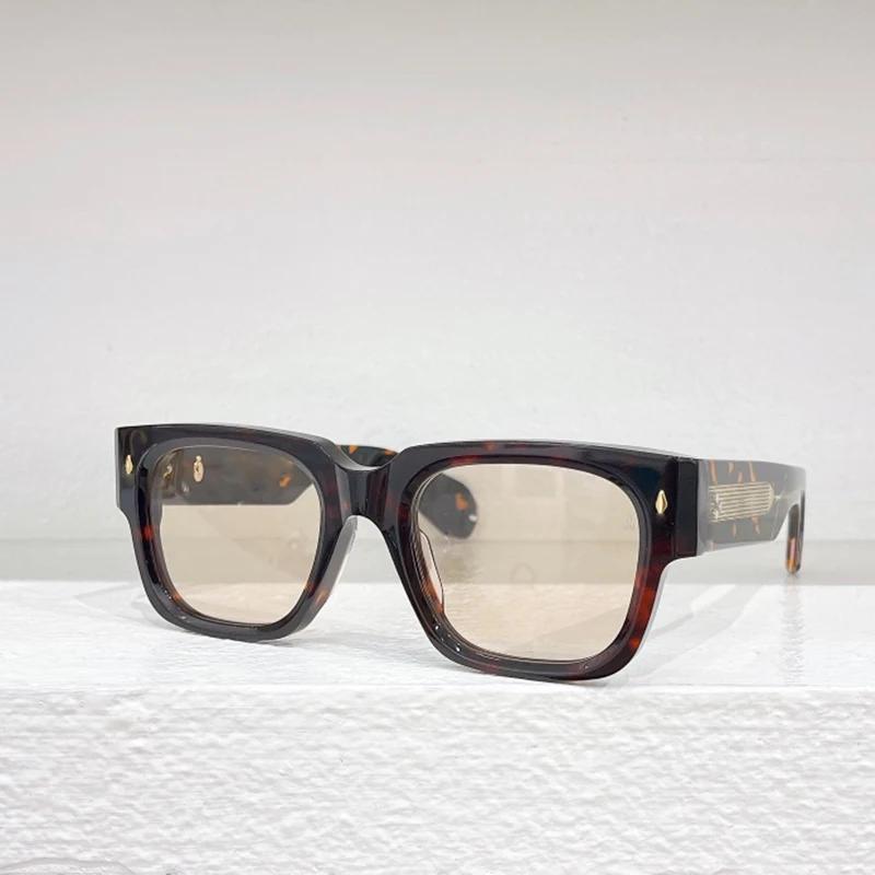 Sonnenbrille Hochwertige Vintage Dicke Acetat Quadratische Brillen Japanische Handarbeit Rahmen Für Männer Frauen Designer Brillen ENZO