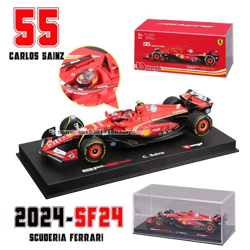 Bburago 1:43 F1 2023 24# Zhou Guanyu Alfa Romeo F1 Team Stake C43  77# Valtteri Bottas Alloy Car Die Cast Car Model Competition zl2