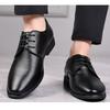 Men faux leather formal shoes office leather shoes JZ-1307