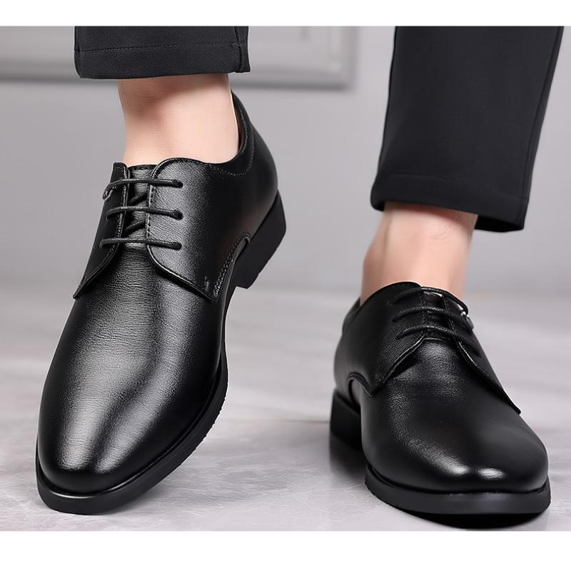 Men faux leather formal shoes office leather shoes JZ-1307