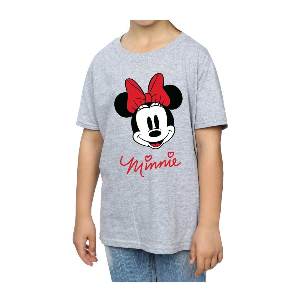 Disney Dívčí tričko Minnie Mouse Face