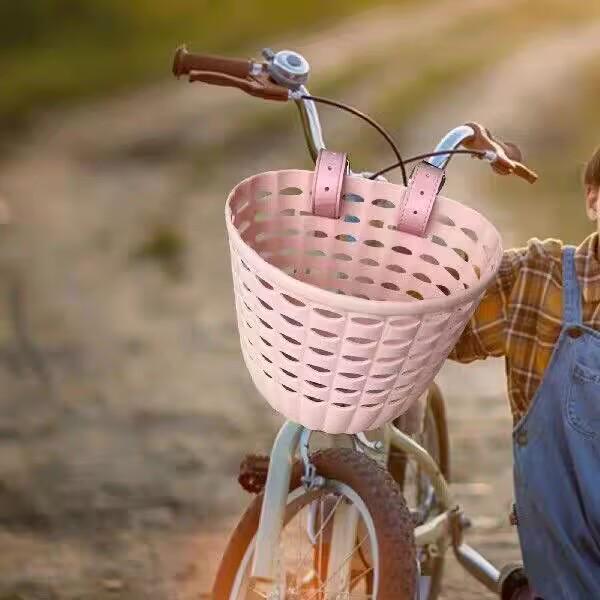Retro Woven Children's Bicycle & Stroller Front Basket