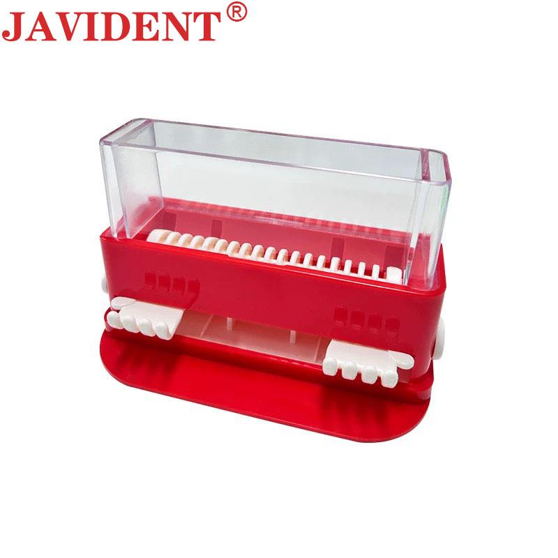 Dental Press-Type Applicator Dispenser Dispenser Box for Disposable Brushes Storage Rack for Oral Dental Tools and Materials