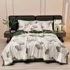 2024 Washed Silk Tencel Printed Summer Quilt and Summer Cool Quilt Core,Summer Coolness Ice Cold Air Condition Thin Blanket