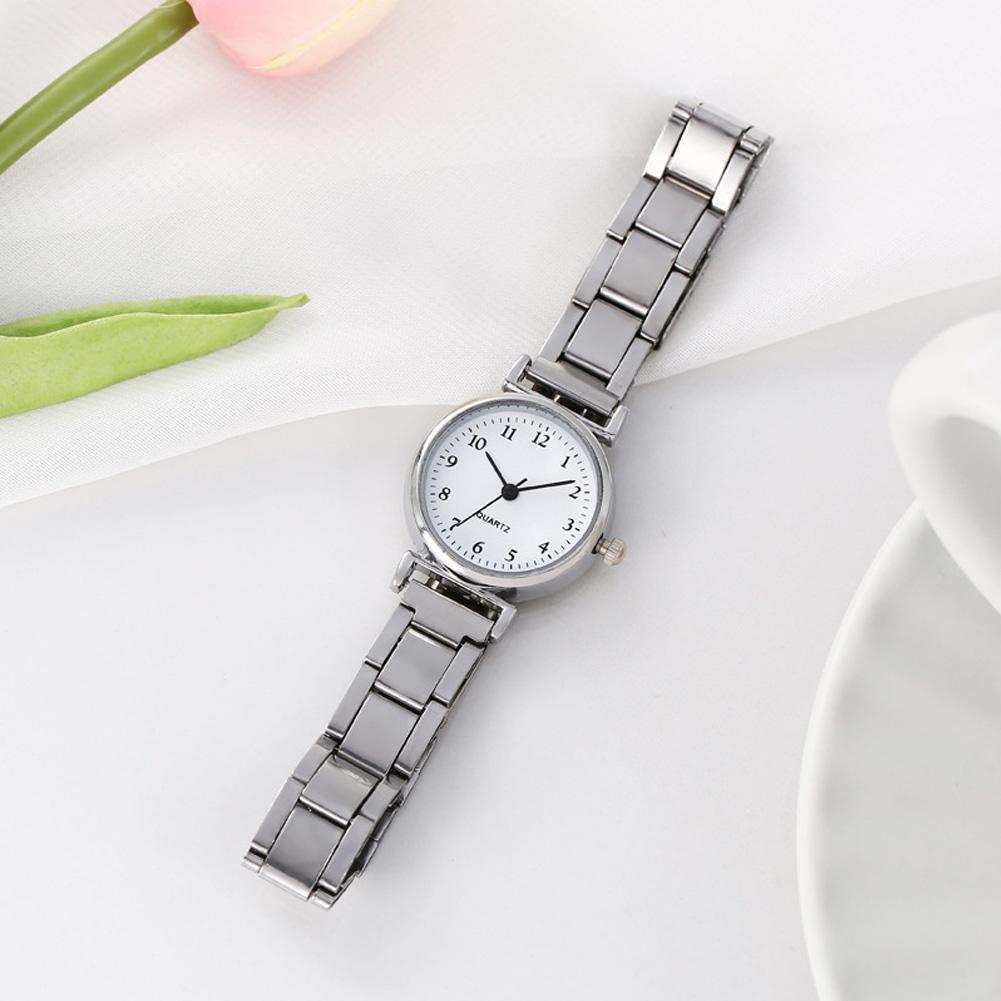 Simple Retro Versatile Quartz Women's Watch Casual Small Dial Quartz Fashion Steel Strip Ladies Wristwatches