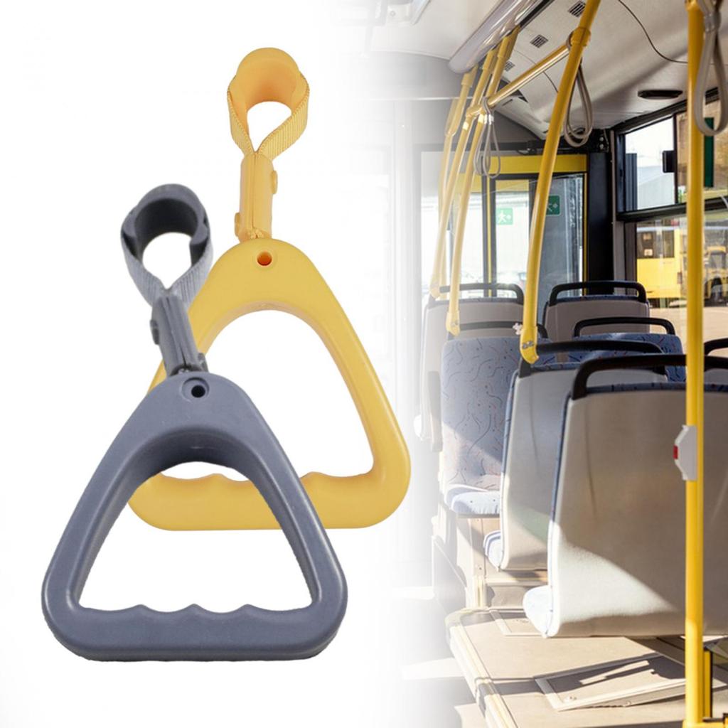 Bus Handle Car Handle Hang Ring Hand Strap Triangle Handle Accessories Replacement Parts Professional Convenient Assemble Sturdy