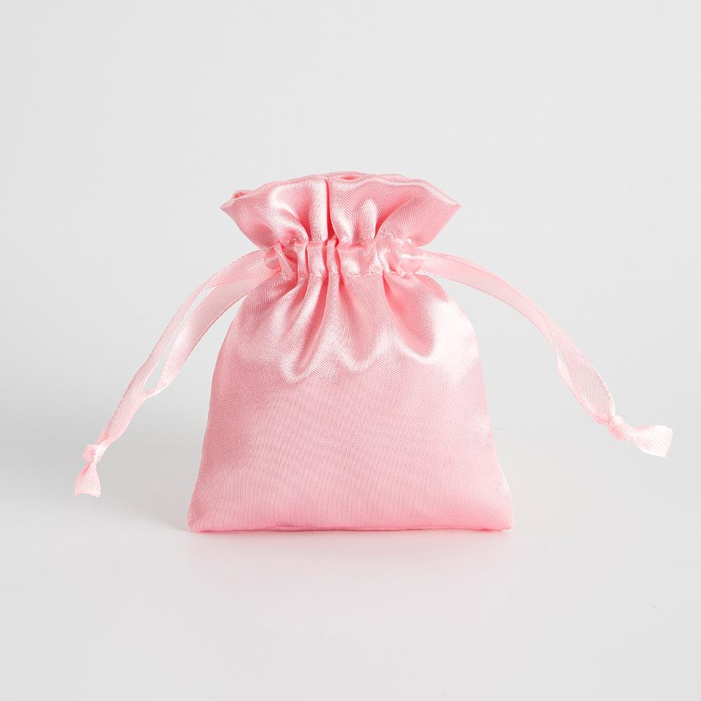 5‑Pack Satin Drawstring Pouch, Imitation Silk Jewelry Storage Bag for Gifts & Small Accessories