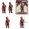 Acrylic Horror Flat Santa Claus Decoration For Halloween Christmas Party Prop