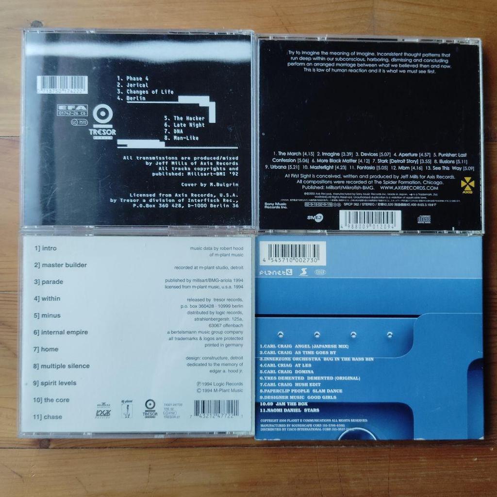 [USED] Detroit Techno 4 CDs