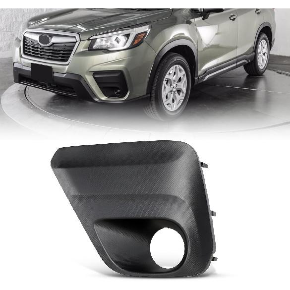 AUTOWIKI Driver Side Fog Light Covers for 2019-2021 Subaru Forester Base, Convenience, Premium Models, Driving Fog Lamp Bezel Replacement 1 PC Left