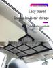 Car Supplies Roof Net Double Zipper Storage Organizer Bag