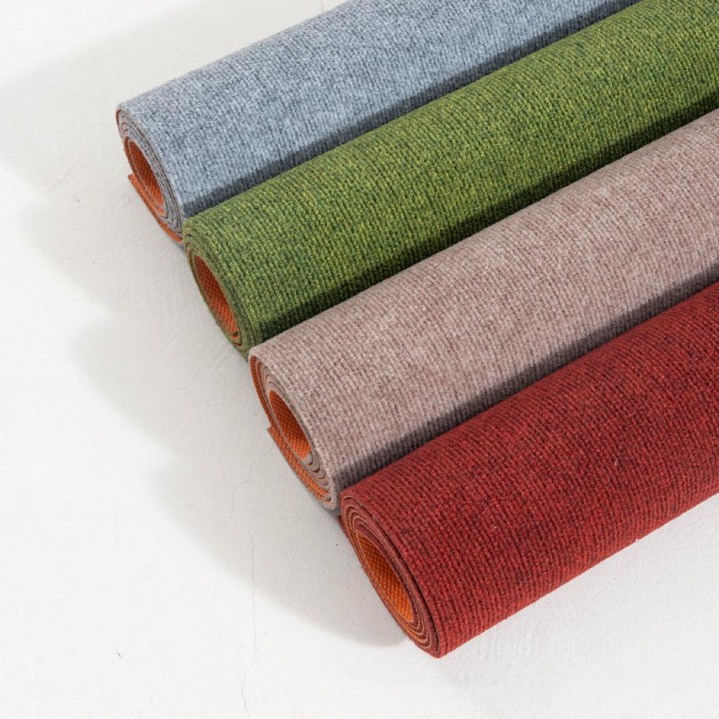 Solid Color Large Area Rug for Office Decoration Home Lounge Non-slip Easy Clean Soft Carpet Sofa Bedroom Living Room Foot Mat