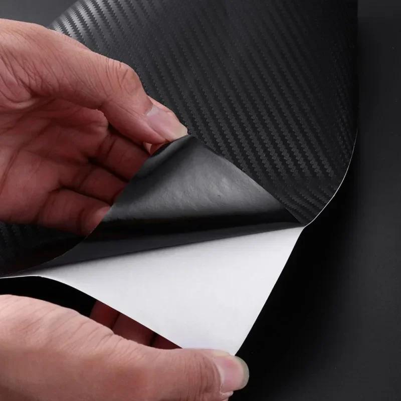 Car 3D Carbon Fiber Roll Film DIY Decorative Stickers Auto Styling Computer Laptop Skin Carbon Fiber Vinyl Film Decals 30x127cm