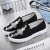 Summer New Canvas Student Flat Comfortable White Shoes Women Basic Casual Shoes Slip-on Canvas Walking Shoes Female 789