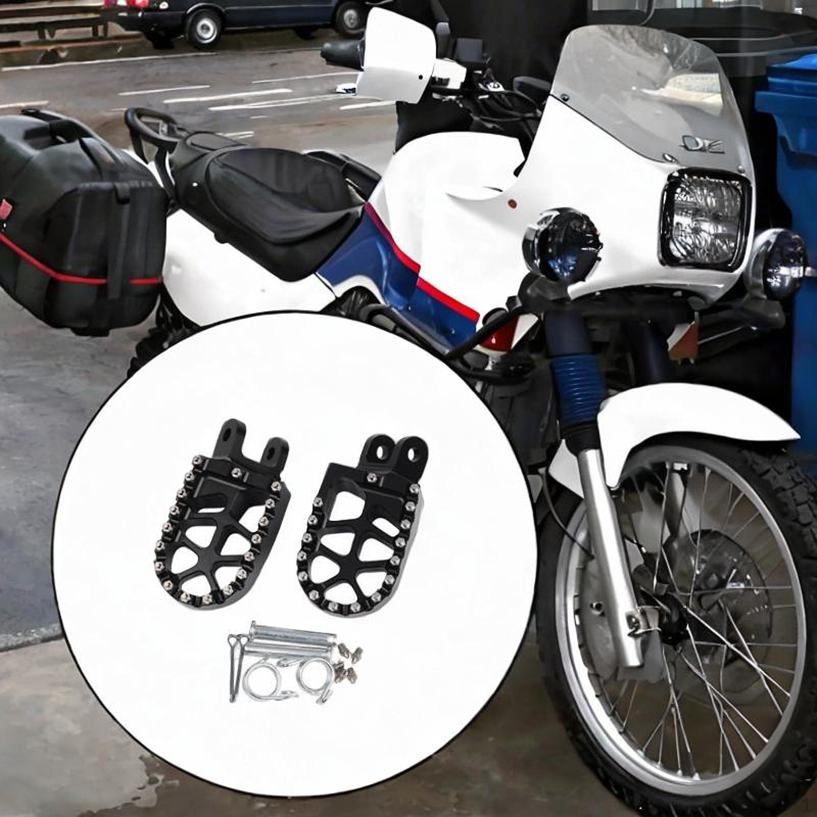 

Подножки для мотоцикла 600 XL600V, аксессуары, компоненты из алюминиевого сплава с противоскользящим покрытием чёрный