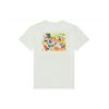 Vans X Tian Ran Collaboration Fun Pattern Large Print Trendy Sports Casual Short Sleeve T-Shirt Women Tops White VN0A5F4CFS8
