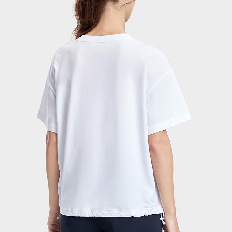 New FILA T Shirt Women's Standard White A11W331113F-WT